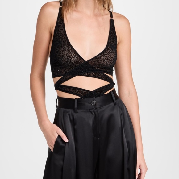 🔥NWOT Coco De Mer Black Ava Bodysuit Small - Picture 6 of 9